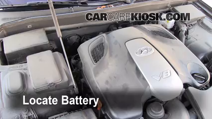 Battery Replacement: 2009-2014 Hyundai Genesis - 2009 Hyundai Genesis 4 ...